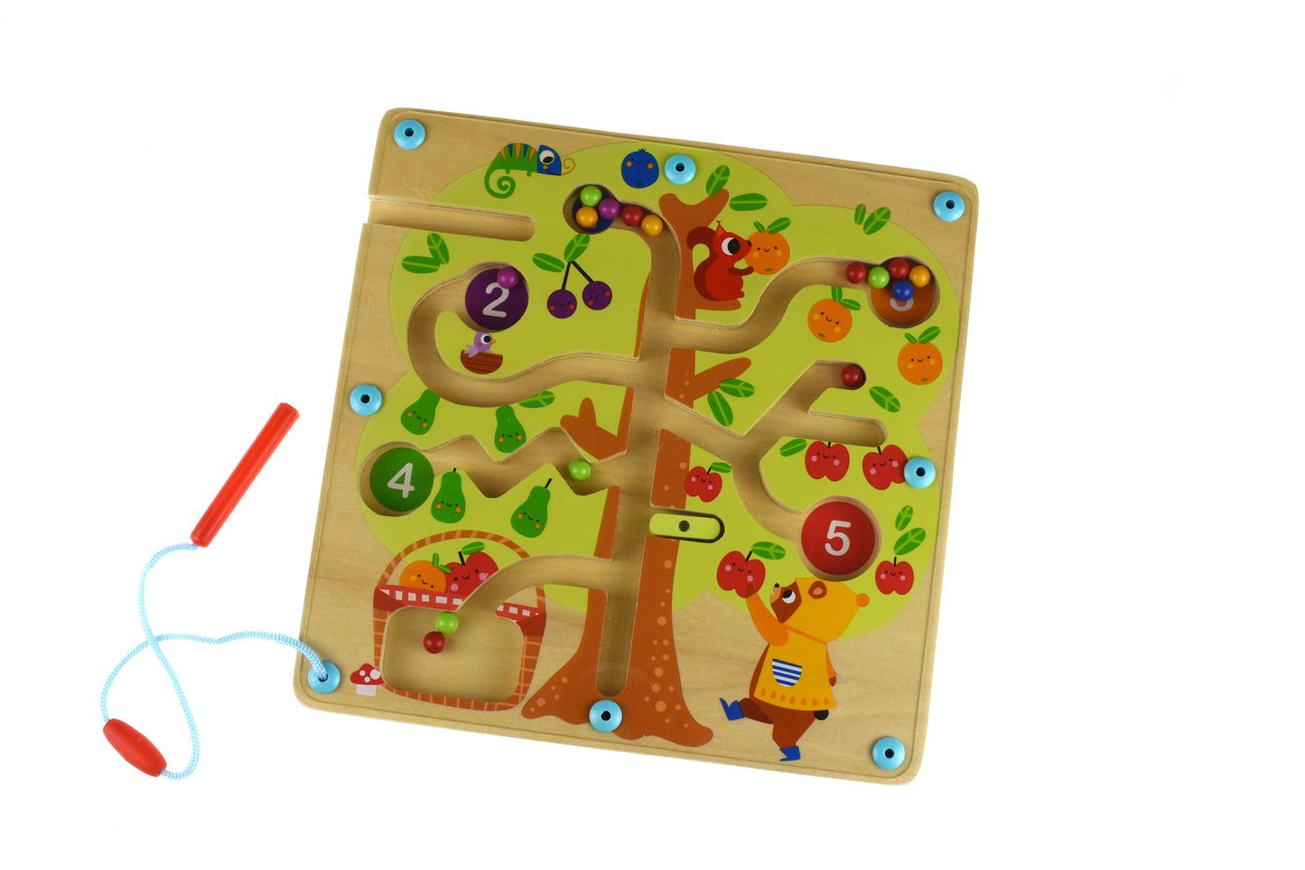 Magnetic Counting Maze Fruit Ball Tree