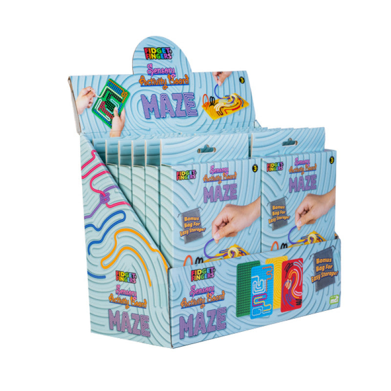 Side view of the retail display box 