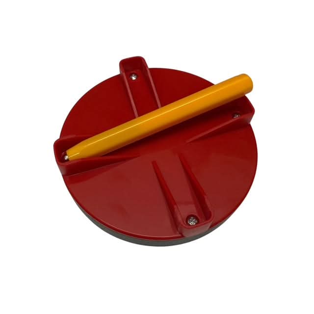 underneath the mini drawing pad to store the stylus