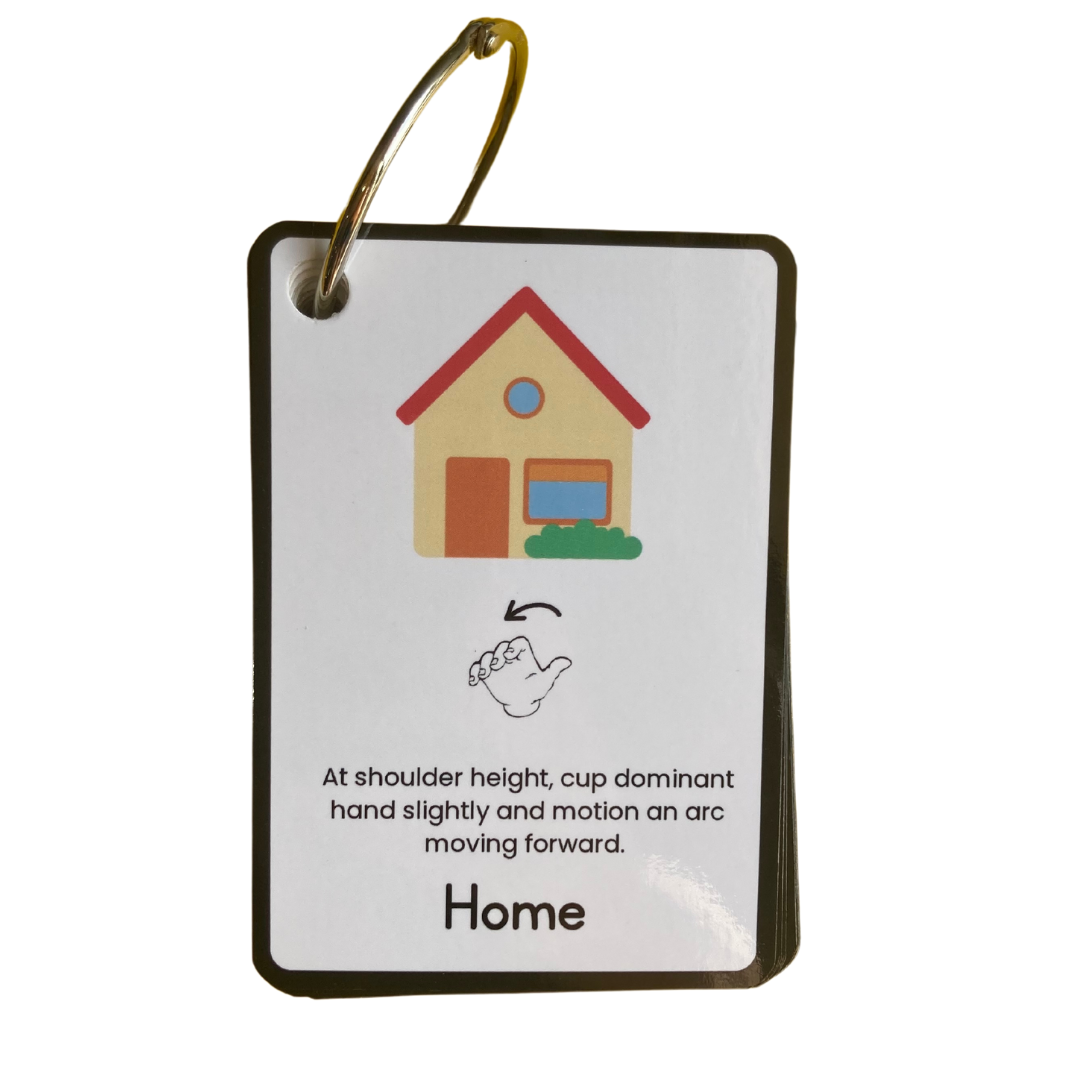 My Sign Mates key word sign for home
