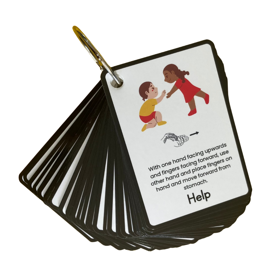 Everyday Key Word Sign Flash Cards | My Sign Mates - Sensory Play Store