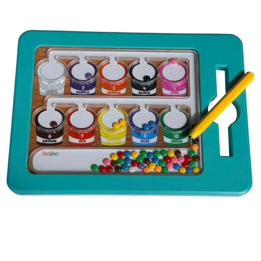 Magnetic Colour & Number Maze