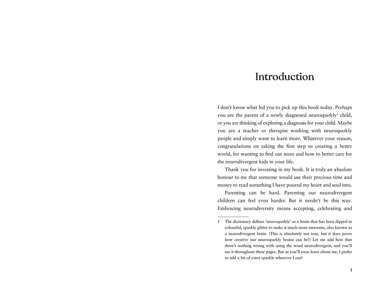 Book page with introduction text on a white background