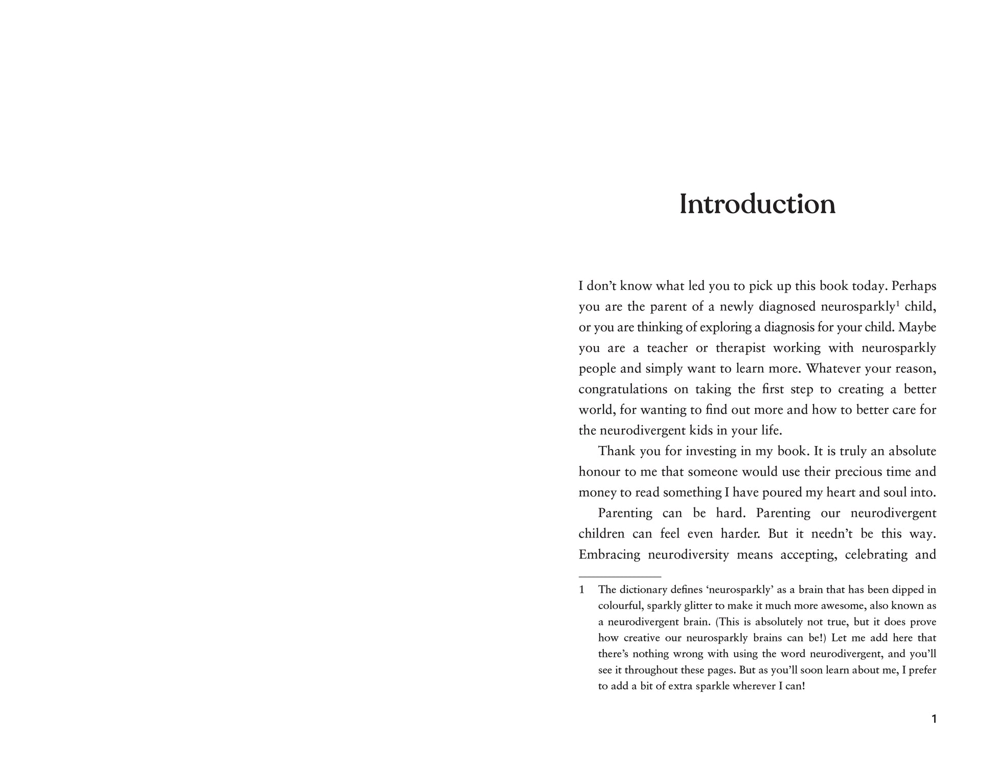 Book page with introduction text on a white background