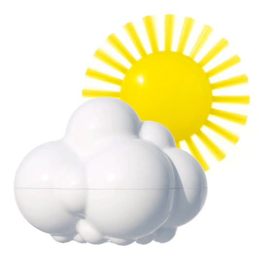Sunny spinner brush and rain cloud in Plui weather set bath toys