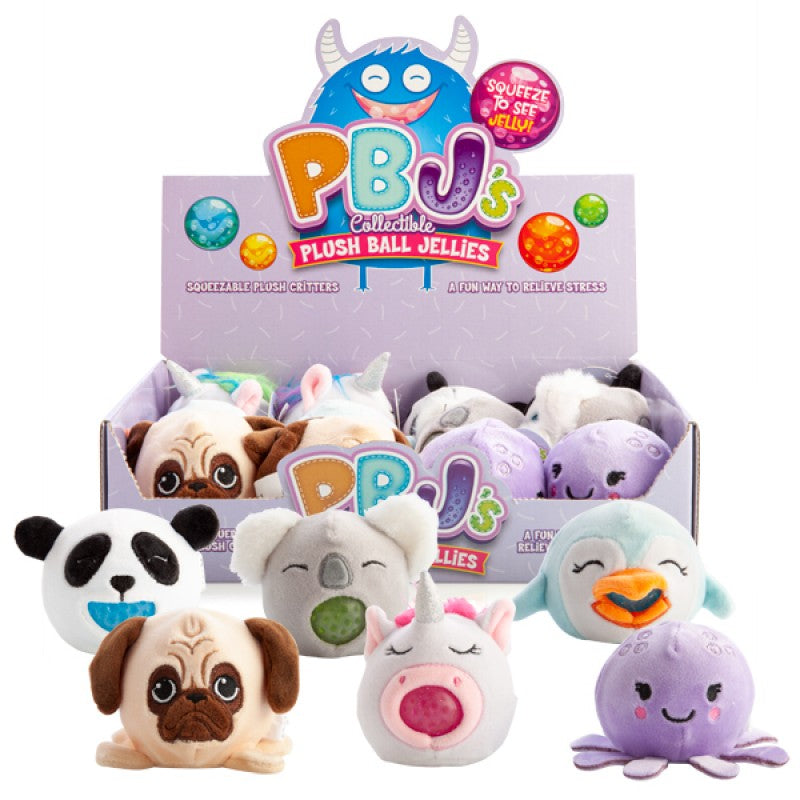 Stuffed Ball Animal Plush Ball Jellies: Squeeze for Sensory Delight - Sensory Play Store