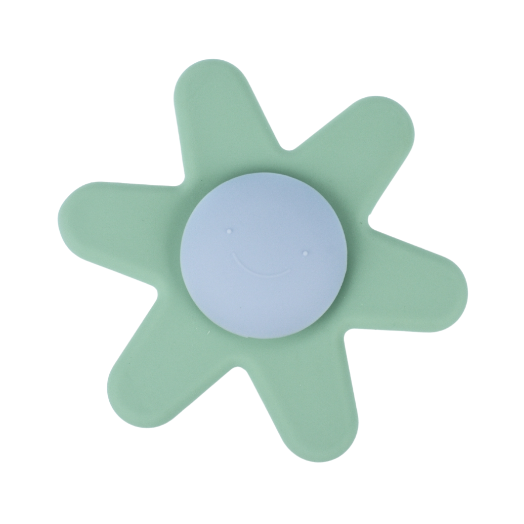 Green Silicone Daisy Spinner