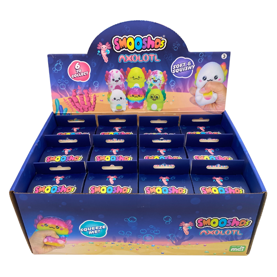 Image of the Smoosho's Slow Rising Axolotl display box
