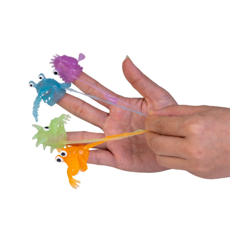 Stretchy Finger monster puppets