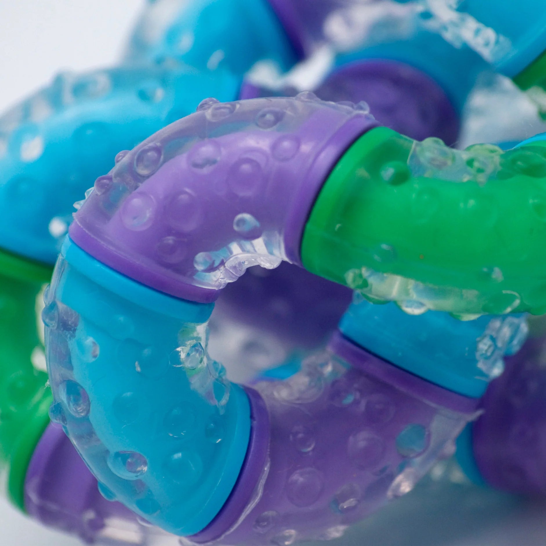 Close up showing the texture on the Tangle Therapy