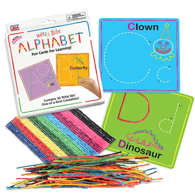 Wikki Stix Alphabet Card Set