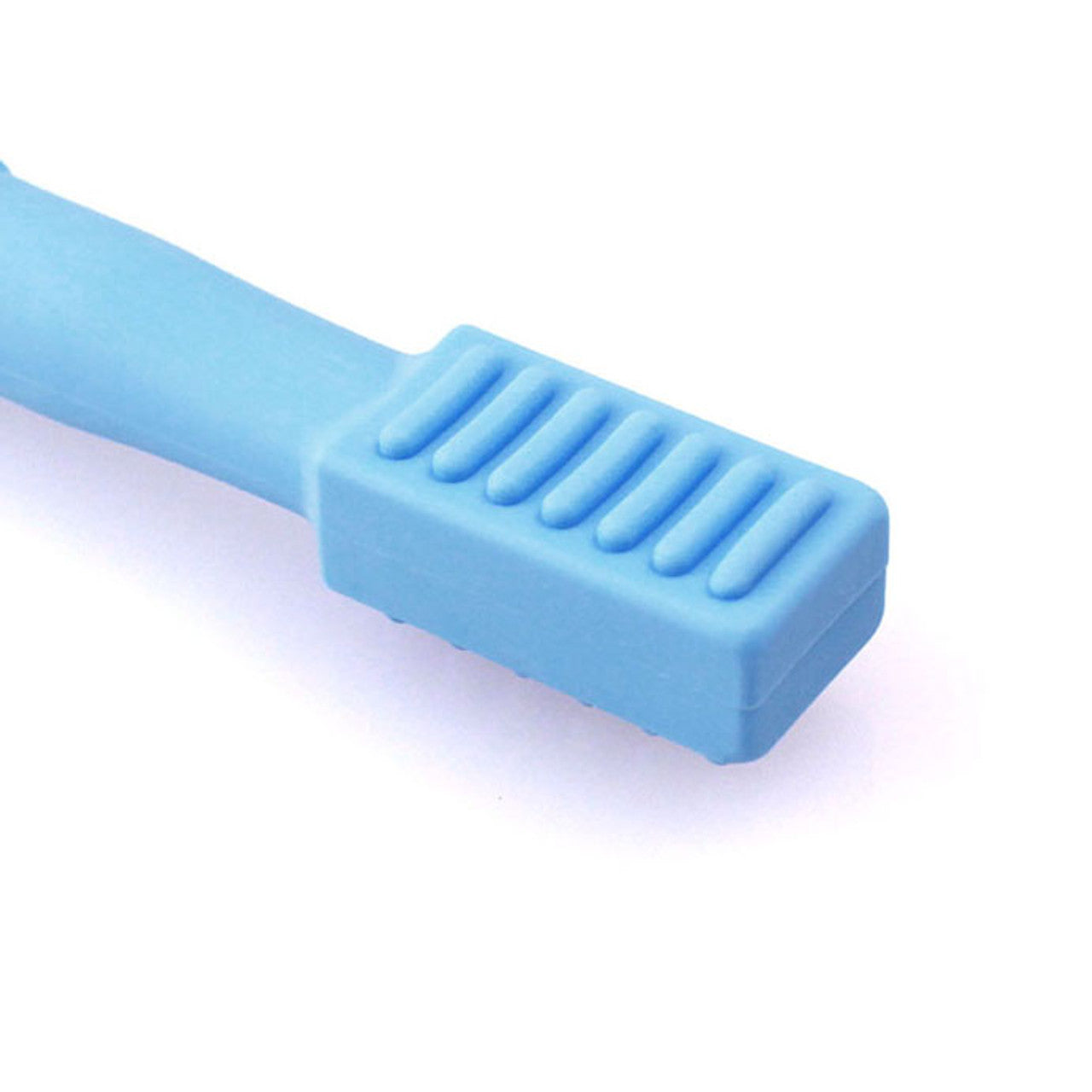 Light blue Ark probe tip other side with speed hump bumps
