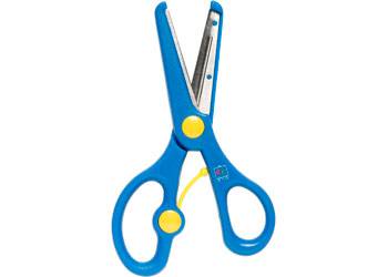 Spring Loaded Safety Scissor: Smooth, Safe Snips Every Time - Sensory ...