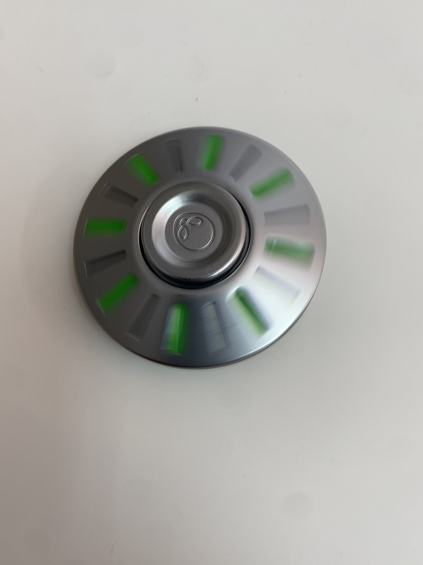 UFO Spinner spinning on table