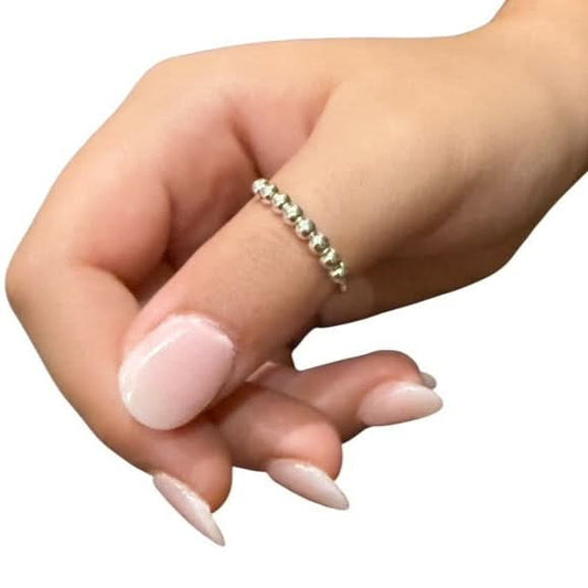 Soho Fidget Ring - Sterling Silver Adjustable