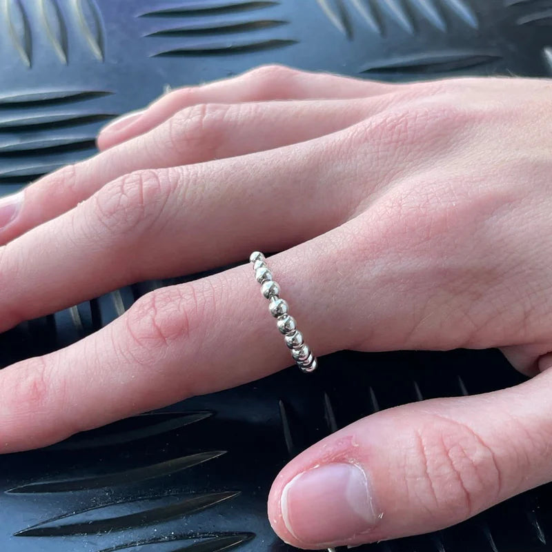 Soho Fidget Ring - Sterling Silver Adjustable