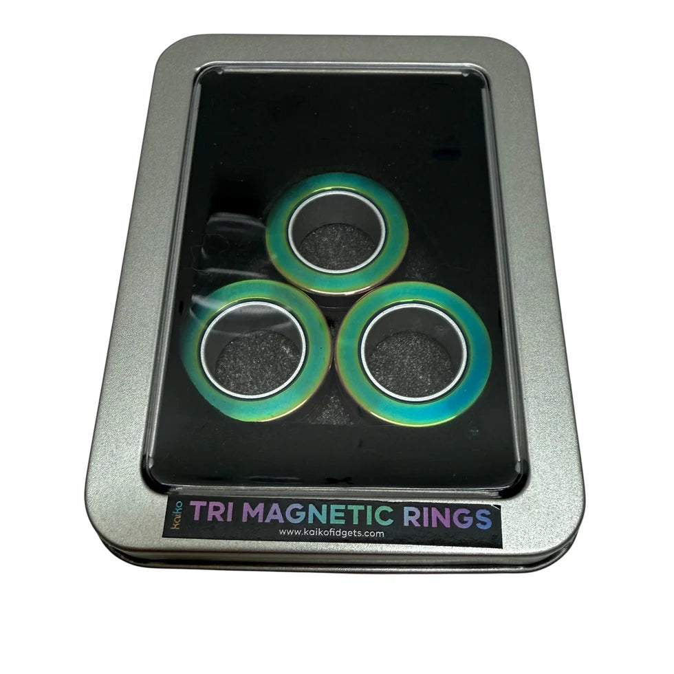 Kaiko Metal Magnetic Fidget Rings TRI