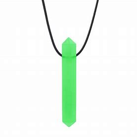 Lime ARK Krypto-Bite Gem Pendent Chewlery