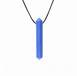 Royal Blue Krypto-Bite Chewable Gem Pendent